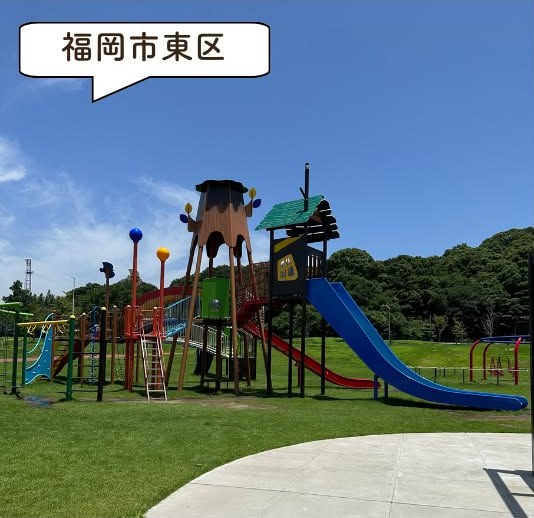 蒲田いこいの広場の遊具・園内の様子